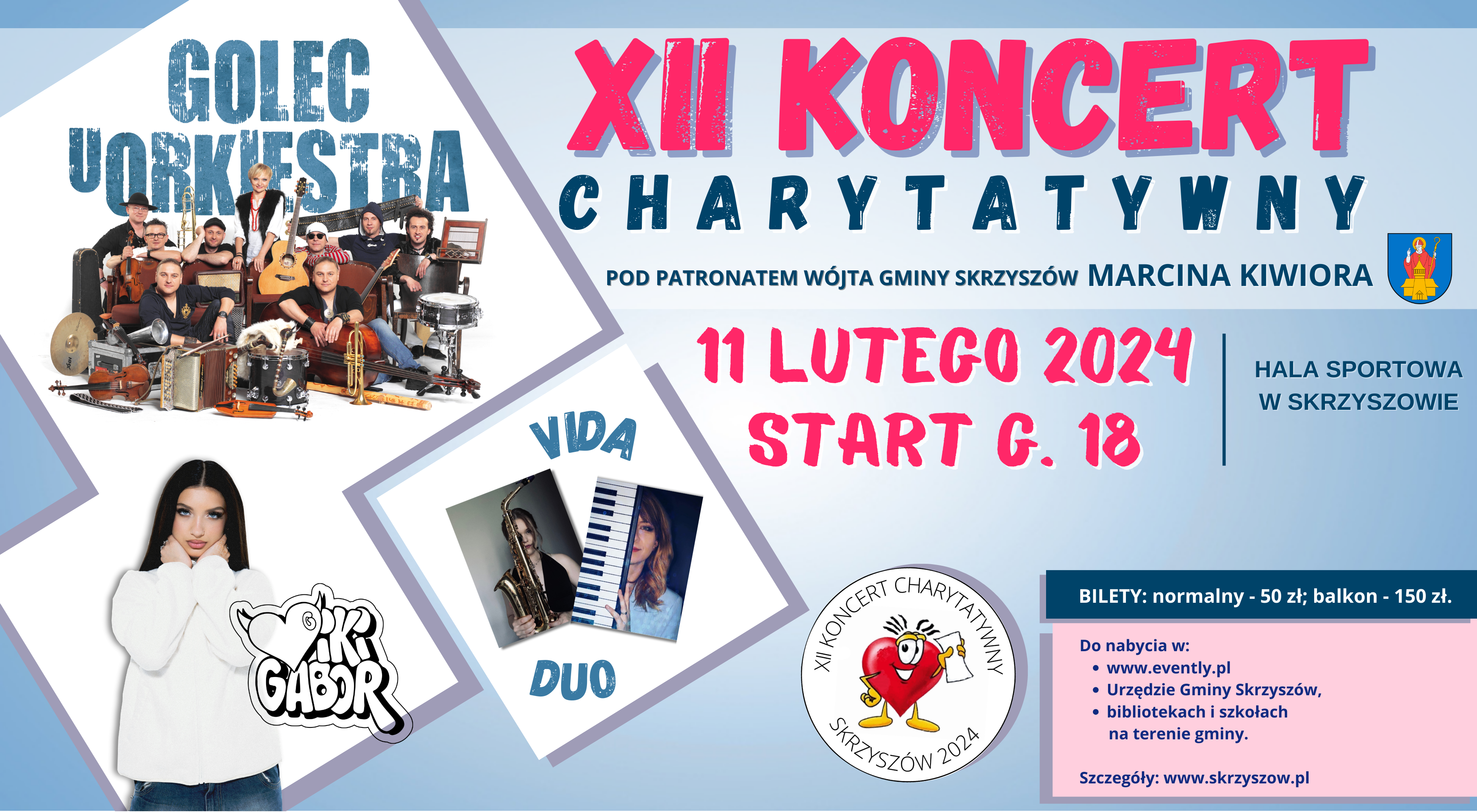 XII Koncert Charytatywny - sprzedaż biletów online i w punktach stacjonarnych